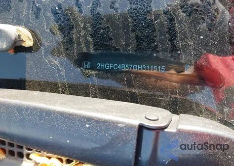 2016 Honda Civic Lx из США, поврежденный, VIN 2HGFC4B57GH311515